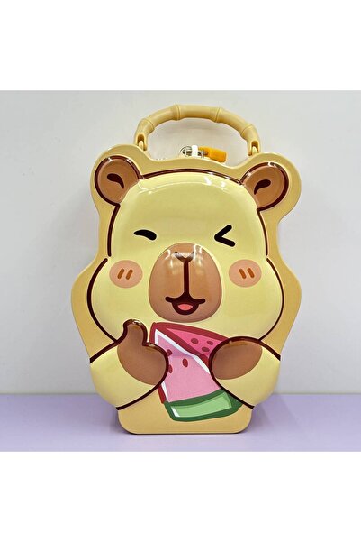 Livava Μεταλλικός κουμπαράς με φιγούρα καπιμπάρα - Παιδικός κουμπαράς με τσάν...