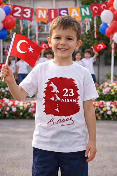 Jaju Baby Παιδικό μπλουζάκι με στάμπα 23 Απριλίου – Αγόρια/Κορίτσια – Μπλουζά...