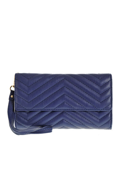 Meli Melo Paris Blue quilted wallet