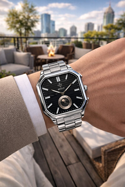 S.POLO Original New Season Square Model Men's Wrist Watch