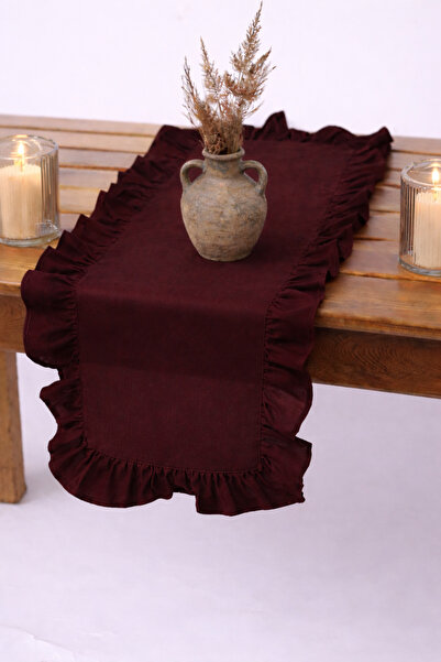 SADEN HOME FIRFIRLI RUNNER ΚΟΡΙΤΣΙΝΙΑ ΠΑΝΤΕΛΟΝΙΑ ΣΕ ΧΡΩΜΑ ΜΠΟΡΝΤΟ, 4 ΕΠΙΛΟΓΕΣ...