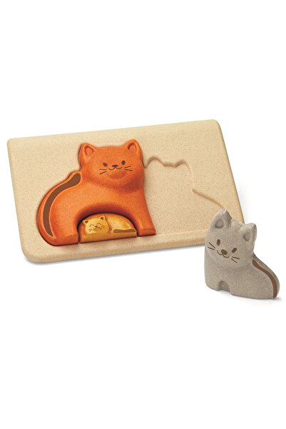 PLANTOYS Pisici - Puzzle din lemn