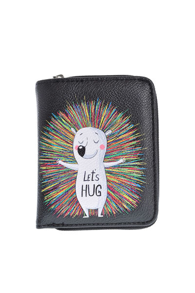 Meli Melo Paris Black Let's Hug wallet