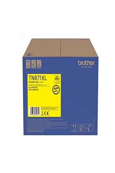 Brother خرطوشة حبر صفراء عالية الإنتاجية TN871XL - تكفي لـ 9,000 صفحة لطابعات...