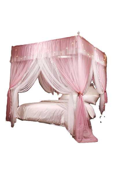 OEM Impressive Pink Canopy for Bedroom or Girls' Playroom 2Lx1.5Wx2.1H meters...