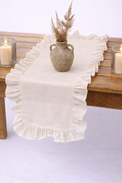 SADEN HOME Firfirli Runner Beige Color, 4 Size Options