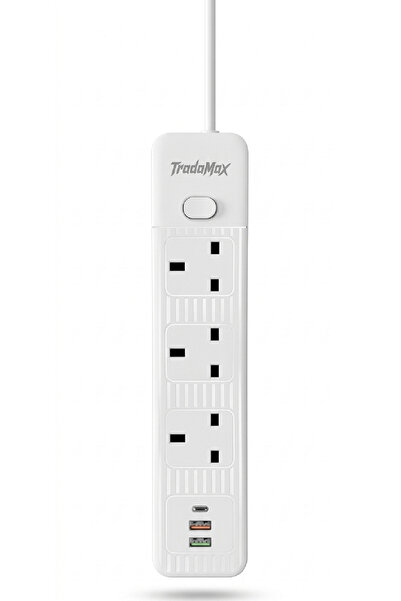 Proove Smart power strip with 3 plugs, three charging ports, 3 meters long - ...