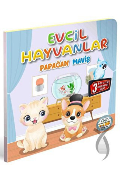 0-6 Yaş Yayınları Evcil Hayvanlar Papağan Maviş
