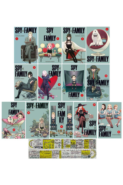Gerekli Şeyler Yayıncılık Spy x Family 1-2-3-4-5-6-7-8-9-10-11-12-13. Ciltler...