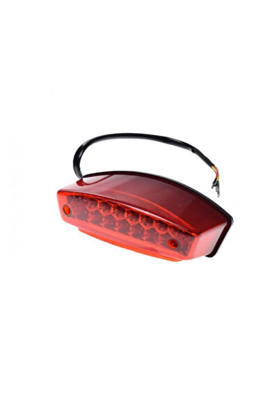 WMX Stop spate WM moto/atv universal, sticla rosie, LED