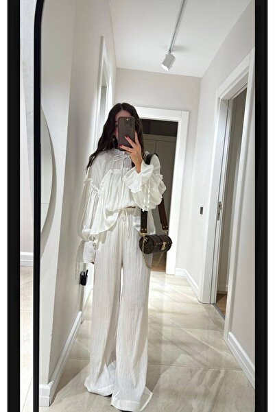 TOFAN TRİKO طقم بلوزة وبنطلون بوهيم أورا