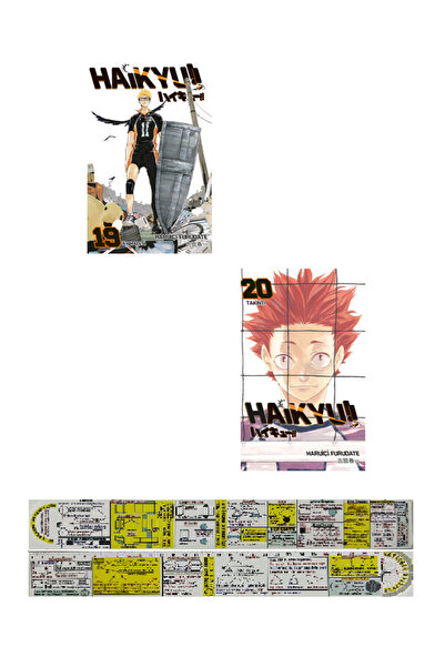 Gerekli Şeyler Yayıncılık Haikyu 19-20. Ciltler Manga Seti + Özel Cetvel