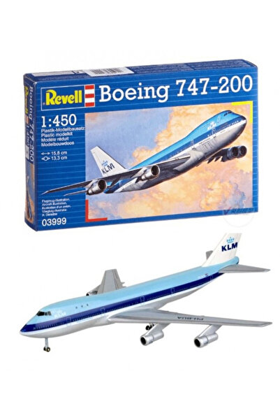 REVELL Boeing 747-200 KLM airplane model, scale 1:450, KIT