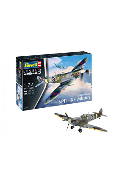 REVELL Supermarine Spitfire Mk.Vb aircraft model, scale 1:72, KIT