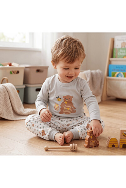 Mother Love %100 Organik Bebek Pijama Takımı 3 - 36 Ay