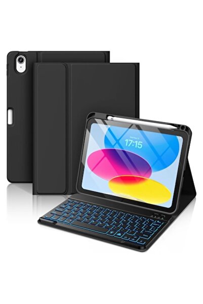 vienod Husă pentru iPad 11 2025 (A16) cu tastatură wireless detașabilă cu ilu...