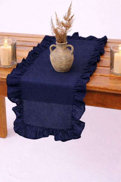 SADEN HOME Firfirli Runner Dark Blue, 4 Size Options