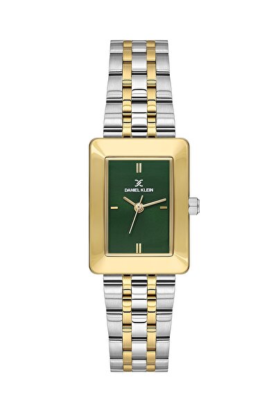 Daniel Klein Square Mirrored Case Women's Wristwatch