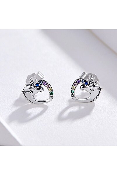 OEM 925 Sterling Silver Earrings Unicorn Model