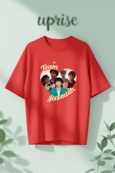 Vordevia Μπλουζάκι Team Jeremiah από βαμβάκι με στάμπα, oversized