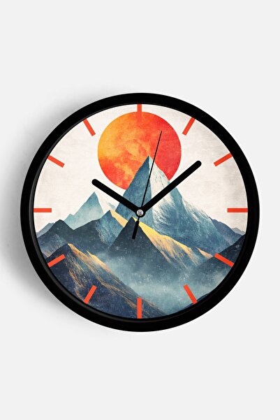 JHAAR Αφηρημένο - Μποέμ - Φύση - Μοντέρνο ρολόι τοίχου με θέα στη θάλασσα - 3...