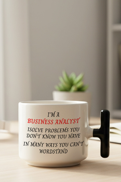 giftkonsept I'M a Business Analyst Isolve Problems Printed Analyst Gift Color...
