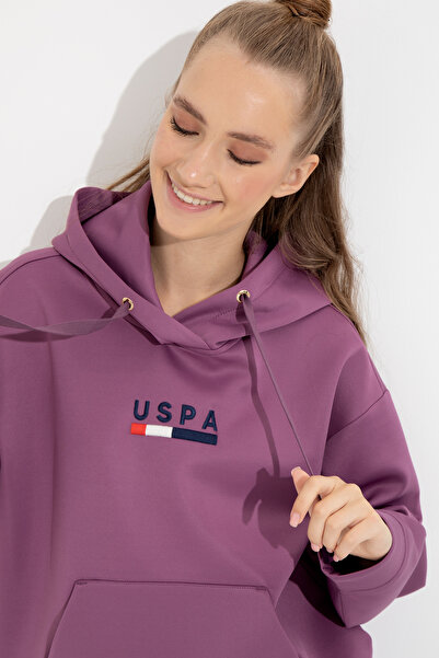 U.S. Polo Assn. Women's Violet Sweatshirt 50255367-Vr037