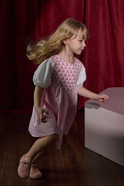 Tics Рокля Note - розова