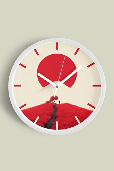 JHAAR Αφηρημένο - Μποέμ - Φύση - Μοντέρνο ρολόι τοίχου με θέα στη θάλασσα - 4...