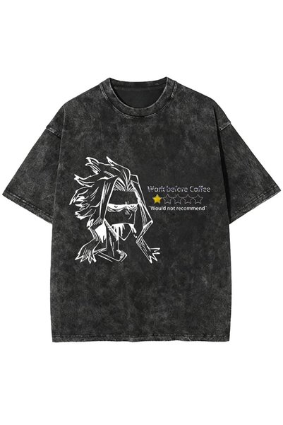 Le Savu My Hero Academia Printed Unisex Oversize Washable T-Shirt