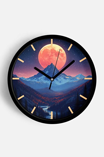 JHAAR Αφηρημένο - Μποέμ - Φύση - Μοντέρνο ρολόι τοίχου με θέα στη θάλασσα - 4...