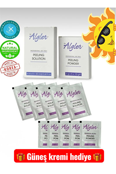 Alglerstore Dr. ALGLER yosun peeling - güneş kremi hediye