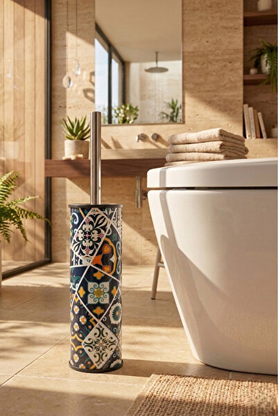 GörSeç Βούρτσα τουαλέτας από ανοξείδωτο ατσάλι ρετρό σχεδίασης & βούρτσα τουα...