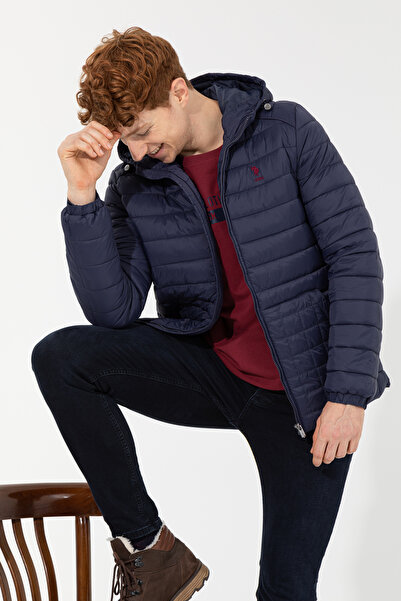 U.S. Polo Assn. Men's Navy Blue Coat 50252692-Vr033