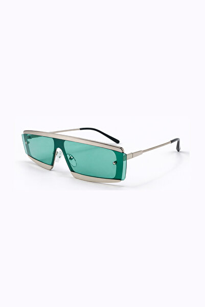 Toz Vintage Devon Green Glass Silver Frame Vintage Retro Sunglasses