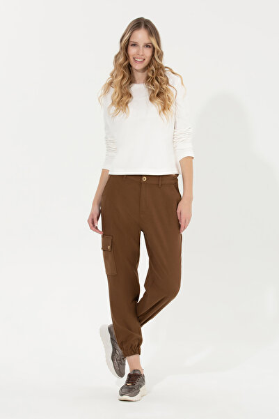 U.S. Polo Assn. Γυναικείο Παντελόνι Καρύδας 50256606-VR153