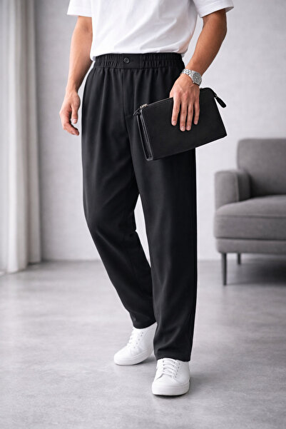 YAKAMEL Erkek Rahat Kesim Baggy Pantolon Premium Seri