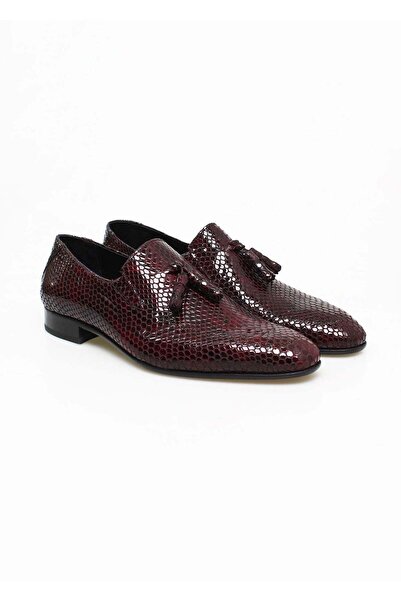 FRANCO CALVANI Bordo Laceless Genuine Leather Men's Shoes