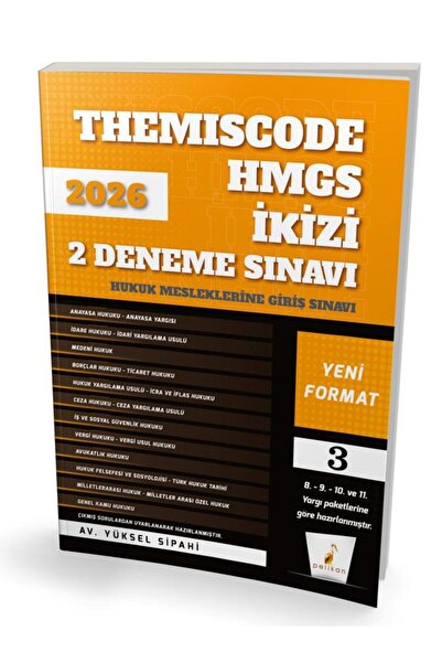 Pelikan Kitabevi 2026 HMGS İkizi Themiscode 2 Fasikül Deneme
