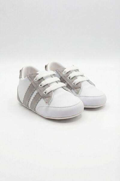 pufien Striped Baby Shoes, Baby Booties, Newborn Home Shoes