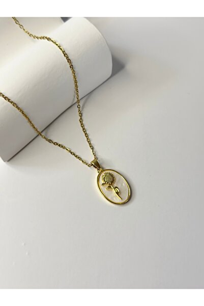 New Meluna Steel Rose Figured Necklace – Vip Steel Stylish Women's Necklace