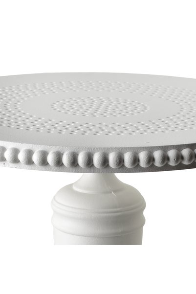 MONDEX Măsuță laterală MDF Lammy 41.5x41.5x40cm Albă 1 buc.