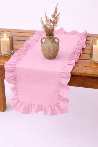 SADEN HOME FIRFIRLI RUNNER ΡΟΖ ΧΡΩΜΑ, 4 ΕΠΙΛΟΓΕΣ ΜΕΓΕΘΟΥΣ