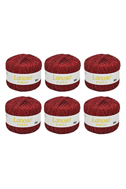 Lanoso Parla 6 τεμάχια (5656) 25 γρ. 217 Mt Νήμα πλεξίματος με γκλίτερ – 75% ...