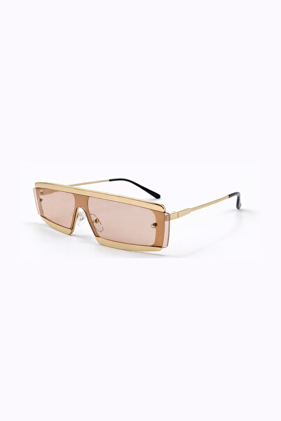Toz Vintage Devon Pink Glass Gold Frame Vintage Retro Sunglasses
