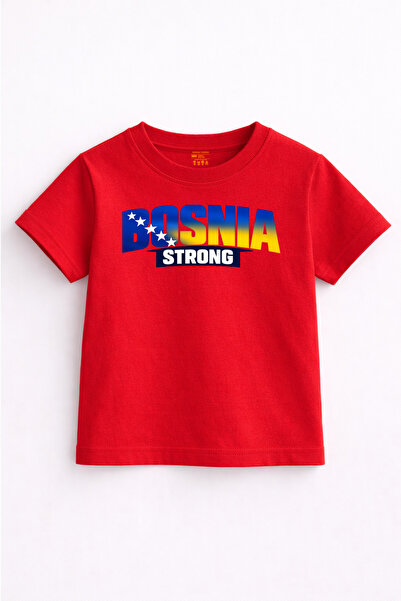 Rabona Fashion Bosnia Strong Legacy – Bosna Bayrak Effect Printed Children's ...