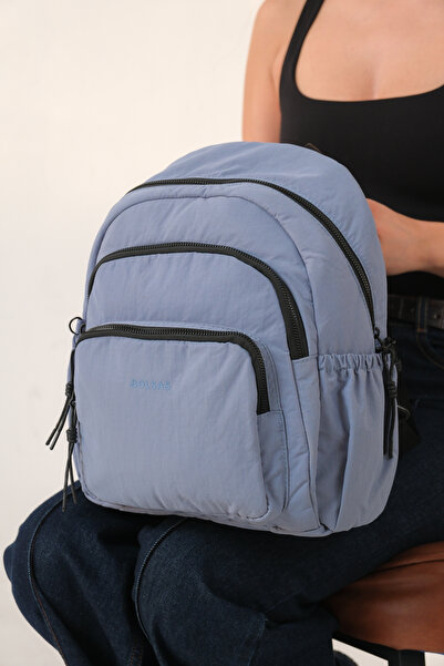 Solo Bag Women's Multi-Compartment Waterproof Crinkle Casual Backpack