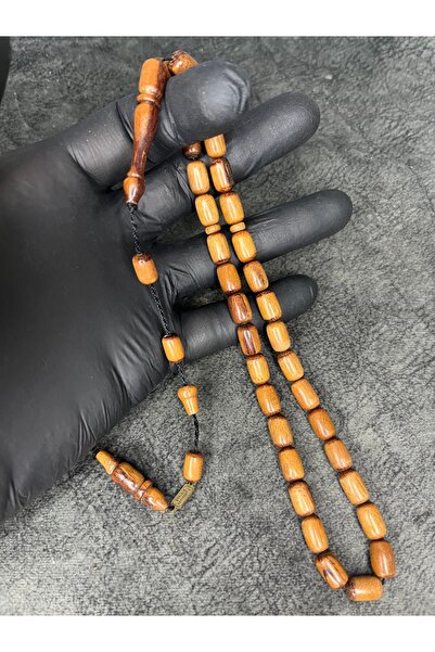 Mos Tespih Systematic Ismail Erol Master Craftsmanship Natural Snake Wood Hig...