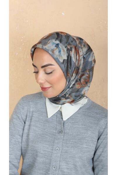 locella Soft Pamuk Eşarp Gri