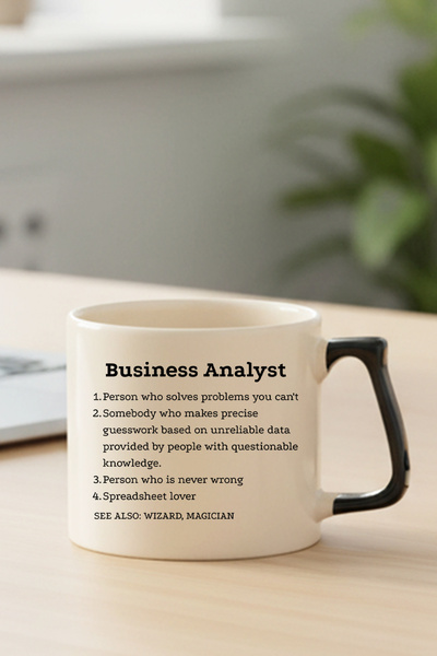 qoeuyl boutique Business Analyst Dictionary Meaning Printed Fun Gift Colorful...